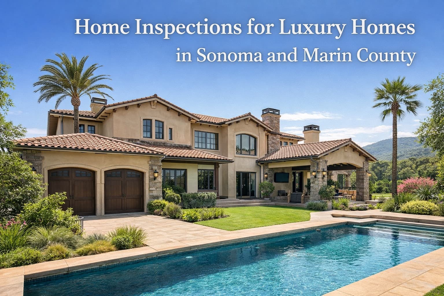 Home Inspections for Luxury Homes in Sonoma and Marin County